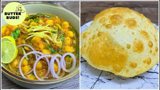 Chole Bhature Recipe | Chole recipe | Bhature recipe |Perfect Combo Recipe |Butter buds