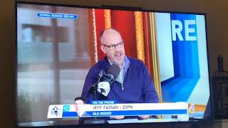 Jeff Passan doing his Elmo impersonation on The Rich Eisen Show