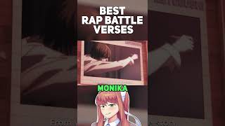 MONIKA! (PT. 2)  (BEST RAP BATTLE VERSES) #shorts #rapbattle #monika #ddlc #deathnote #hiphopmusic