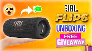 JBL Flip 6 Wireless Portable Bluetooth Speaker 💥 Unboxing & Free Giveaway @jbl