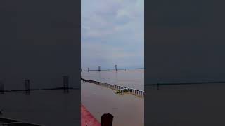 Patna Ganga Nadi me pani ka bdhao teji se dekha ja rha hai#patna #ganga