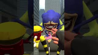 Shin Sonic Tapes vs Shadow Sonic Exe SIZE COMPARISON in Garry's Mod!#shinsonictapes