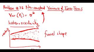 Problem #3 - Nonconstant Variance of Error Terms