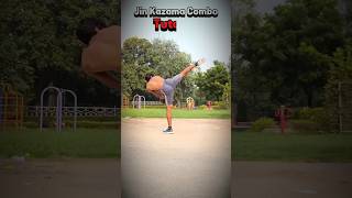 Jin Kazama Combo🔥💯 #tutorial #taekwondo #karate #boxing #motivation #tricks #speed #power #shorts