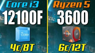 i3 12100F vs. Ryzen 5 3600 | Test in 8 Games