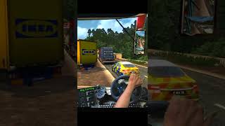 KSRTC Driving heavy traffic ets2 bus game #shots #bussimulator