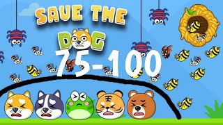 NOOB vs PRO vs HUCKER : game play Save the dog | complete level 75_100