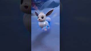 Evolving SHINY Eevee into Shiny Glaceon on Pokemon Scarlet Violet #shiny #shinypokemon