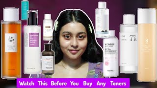 Reviewing All My Toners Together || Best Korean Toners|| My Experience + All you need to know ✨️