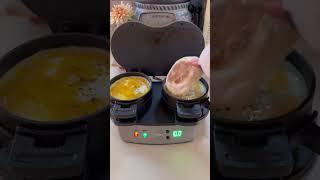 Dual Breakfast Sandwich Maker with Timer