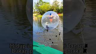 bocil masuk ke dalam balon waterball | kafie