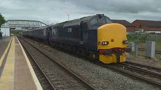 5m57 Taunton to derby with 37218/37407 giving it large through Bridgwater 8/6/24