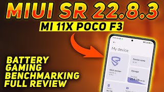 Miui SR 22.8.3 Mi 11x Poco F3 | Full Review and Gaming 😺🤫