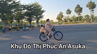 Milô Trà Sữa Đi Tập Thể Dục Bằng Xe Đạp Với Mẹ Ở Khu Đô Thị Phúc An Asuka 10/11/2024 #hồthanhthái 🚲🚲