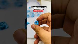 Premium quality blue topaz stone in Aman gems