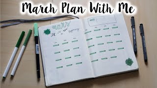 Bullet journal | Plan with me MARS ’18