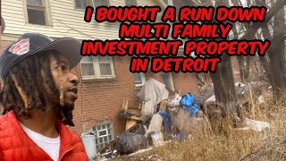 I Bought A Run Down Multi Family Investment Property In Detroit | VLOG