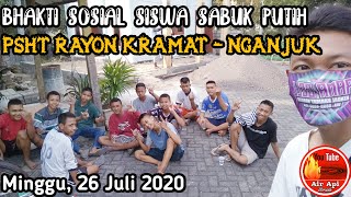 Bhakti Sosial PSHT RAYON KRAMAT - NGANJUK dalam pembangunan Musholla SDN KRAMAT 2