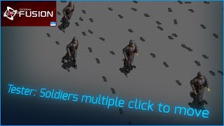 Tester: Soldiers multiple click to move (Commandos) in Clickteam Fusion 2.5