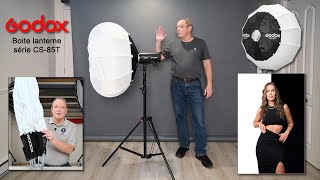 Godox CS-85T boite à lumière de type lanterne pour flash ou lampes LED