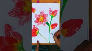 simple leaf painting|leaf art#shorts #painting #viral #trending #viralvideo #viralshorts #leafart