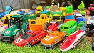 Mix Cartoon By Top Model Toys Cars ~ Excavator Dump Truck Bulldozer Mixer Truck