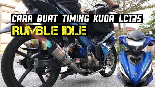 LC135 Cara Buat Rumble Idle Timing Kuda Guna CDI RedLeo! Edisi Kemerdekaan ke-64🇲🇾