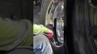 How do you polish aluminium to a mirror finish #polish #polishing  #tracking