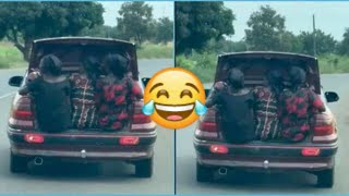 😂🤣😅 APONKYE🐐 & 3 ASANTE LADIES GO TO FUNERAL SHARING TAXI BOOT #Trending #TrendingShorts