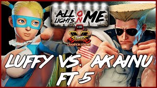 [SFVCE] Luffy (R.Mika) Vs Akainu (Guile) : TOP 4 - ALL LIGHTS ON ME - FT5