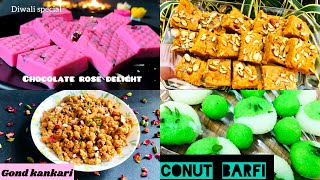 4 super easy and quick sweets recipe || diwali special recipes#viralrecipe #diwalispecialrecipes