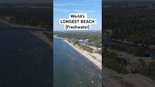 World’s Longest Beach (Freshwater) #canada #travel #shorts #wasagabeach