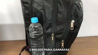 Mochila Escolar Resistente Bem Espaçosa Faculdade Trabalho Viagem