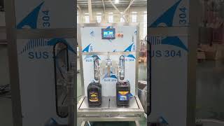 2 nozzles liquid filling machine is an automated equipment used for filling liquid products