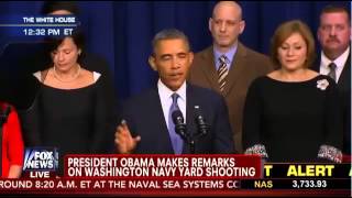 Obama Addresses Navy Yard Incident: 'We Are Confronting Yet Another Mass Shooting' - 9/16/2013