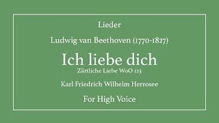 Ich liebe dich - Beethoven - High