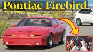 Forza Horizon 4 Pontiac Firebird Trans AM Top Speed | Steering Wheel + Paddle Shifter Gameplay