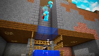 Esta es la TRAMPA AFK con AGUA FALSA en Minecraft HCF! 🤫