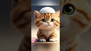 Cute cat beautiful #shorts #cat #love #muslim #subhanallah