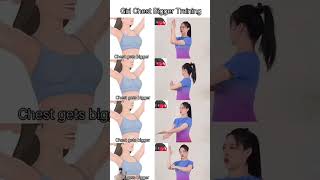 Home Workout to get beautifull breast #fitnessroutine #yoga #shorts