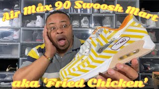 #unboxing #am90 Air Max 90 Swoosh Mart aka "Fried Chicken" Review | Kings23Kicks