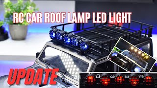 Rc Car Roof Lamp LED Light Bar Update #rc