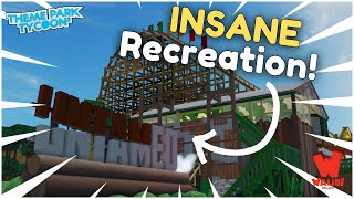 Visiting an INSANE Untamed RECREATION in Theme Park Tycoon 2!