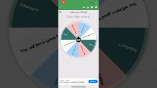 Affirmation Wheel Spin 36 #motivation