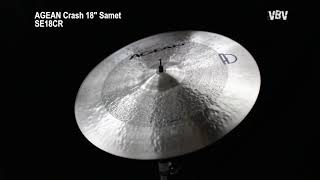 4x Cymbal Set 14-16-18-20 Samet - Agean Cymbals