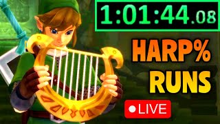 Harp% Attempts!! Skyward Sword HD Speedrun!