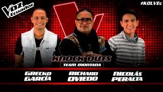 Grecko García vs Ovifour vs Nicolás Peralta - Knockouts - T2 - La Voz Ecuador