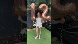 Oh to be twelve again 🥳 happy birthday Darcy 🥰🎈 #birthdaygirl #happybirthday #birthday #shorts