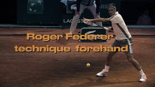 Roger Federer. Forehand.