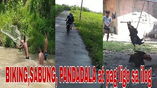 BIKING na may kunting SABUNG na may kunting PANDADALA sa ilog